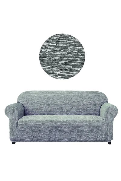 HEYTGAH Flexible Jacquard 3 Seater Sofa - Bar Pattern, Skirtless, Sofa and Sofa Bed Cover