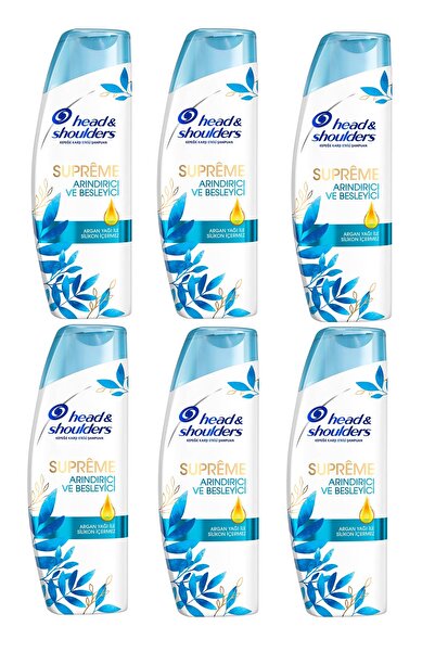 head and shoulders Head & Shoulders Supreme Arındırıcı ve Besleyici 300 ml 6 Adet Şampuan