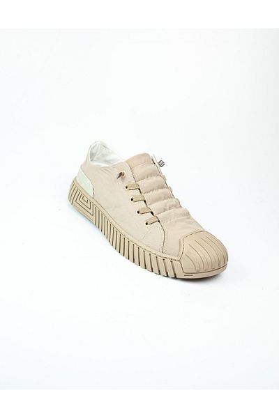 GAMELU 202401   Ανδρικά casual παπούτσια Vigor Beige Δερμάτινα