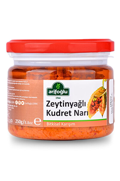 Arifoğlu Zeytinyağlı Kudret Narı 250g - Ham Kudret Narı Meyvesi ve Zeytinyağı MD İçin