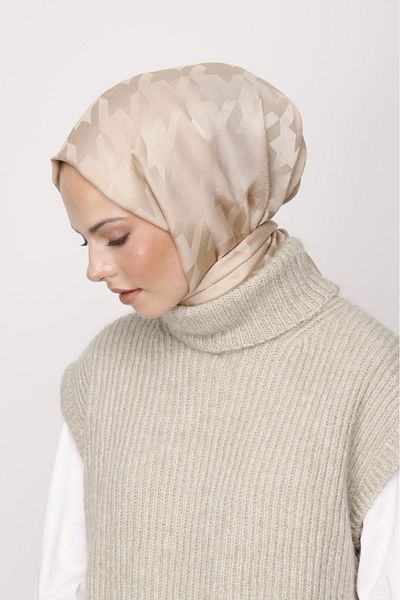 VALORSCARF ΣΑΛΙ ΛΑΤΕ ΧΑΛΑΖΙ ΜΕ ΣΧΕΔΙΟ ΜΕΤΑΞΩΤΟ ΖΑΚΕΡ