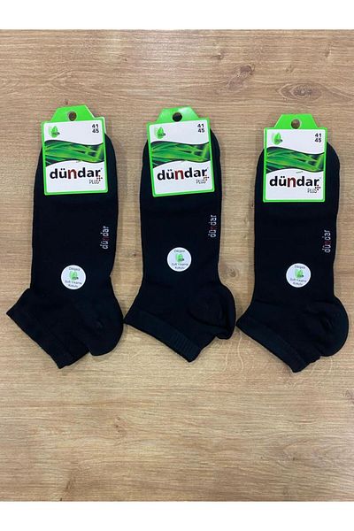 Dündar Men's Seamless Bamboo Booties Socks / 3 Pieces