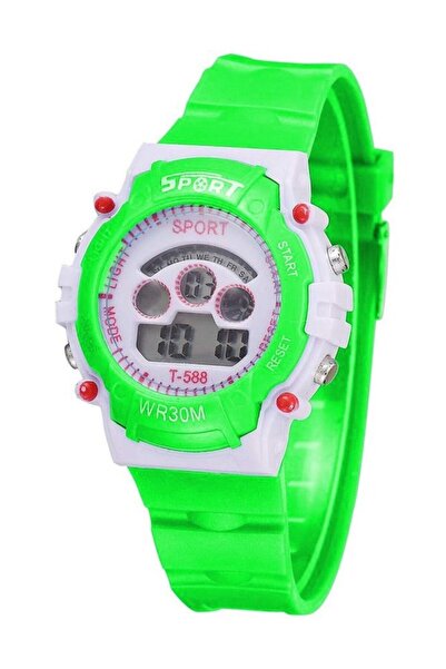 G Sport POLO Children's Green Calendar Colorful Luminous Digital Sports Wrist...