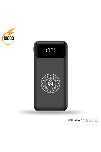 Bood Design Kişiye Özel İsim Baskılı 10 000 mAh LED Işıklı Powerbank – USB-C ...