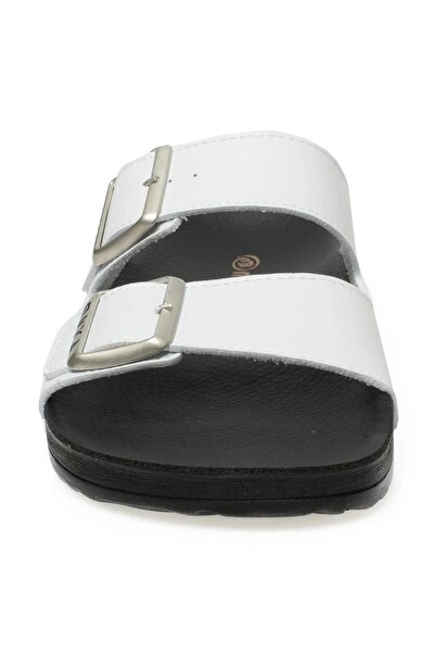 Muya Nova Garson Жіночі білі шкіряні капці на щодень