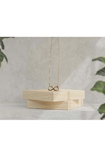 by milo jewellery Sonsuzluk kolyesi 14 ayar altın