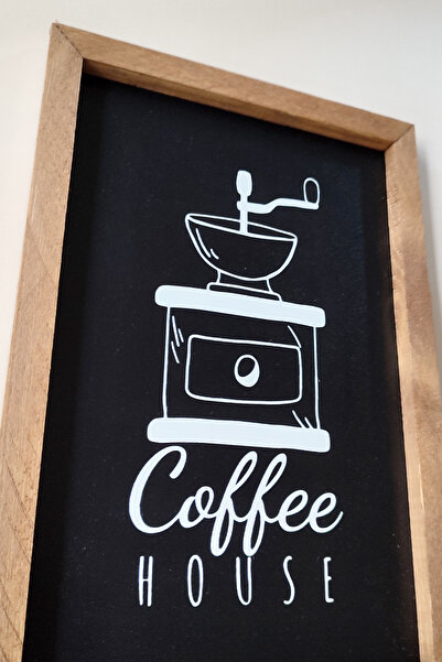 Tooall "Coffee House" Wooden Framed Painting, 3 mm Mdf Uv Printing