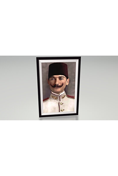 Hayat Poster junior ofițer Mustafa Kemal Atatürk cadru aspect tablou retro po...