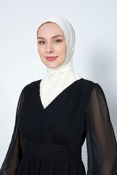 ISTANBUL STYLES Snap Fastener Neck Collar Hijap Bonnet Model Scarf Shawl