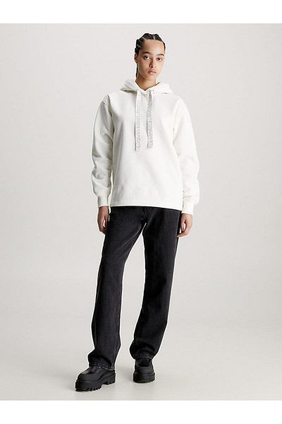 Calvin Klein Logo Drawcord Hoodie