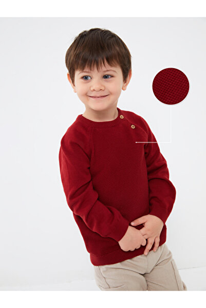 LC Waikiki Bisiklet Yaka Uzun Kollu Erkek Bebek Triko Kazak