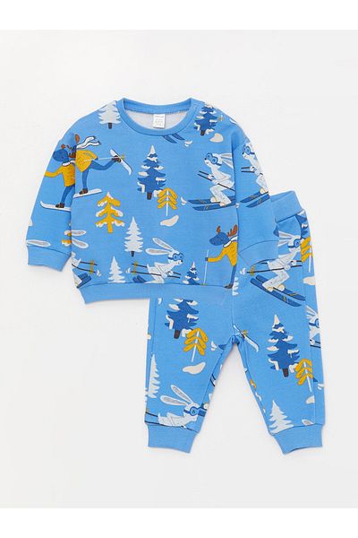 LC Waikiki Mikina a tepláky Crew Neck pro chlapečka - sada 2 ks