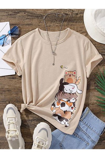 Machetta Παιδικό μπλουζάκι Baby Cats με στάμπα Oversize