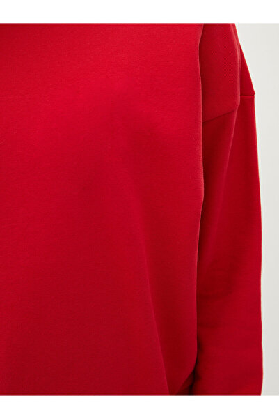 LC Waikiki Bisiklet Yaka Düz Uzun Kollu Kadın Sweatshirt