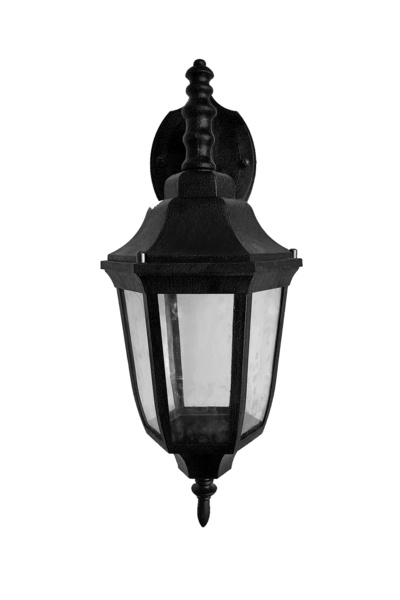 LED PROJEM Akviva Ters Altıgen Fener Siyah Duvar Aplik Bahçe Aydınlatma