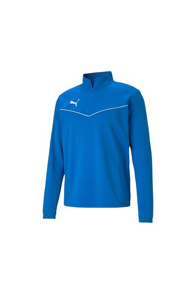 Puma Tricou cu mânecă lungă pentru bărbați Teamrise 1/4 Zip Top65739402 Albastru