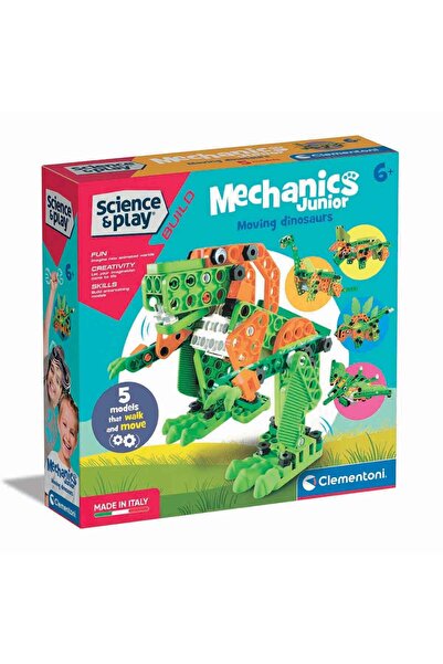 CLEMENTONI Mechanics Junior Hareketli Dinozorlar - Mekanik Laboratuvarı +6 ya...