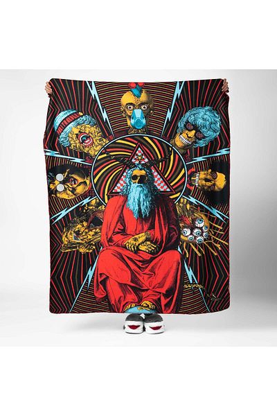 The Lucid Lab Hypnotic Polar TV Blanket