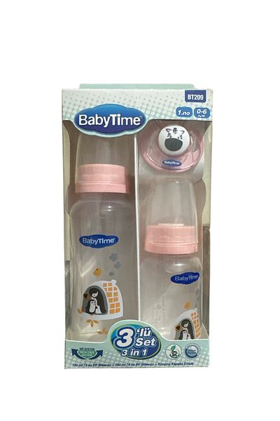 Babytime Baby Time 3-Piece Bottle Set