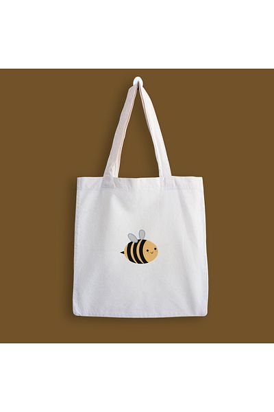 designedfy Bee Printed Cloth Bag