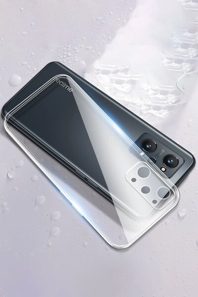 m.tk moveteck Realme Gt2 Pro Kılıf Kamera Korumalı Şeffaf Silikon Yumuşak Arka Kapak Ultra Thin Pürüzsüz