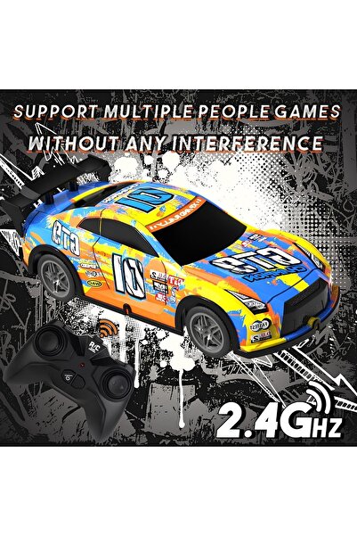 Apexma Uzaktan Kumandalı 1:20 Ölçek Led Işıklı Şarjlı Oyuncak Rc Yarış Arabası