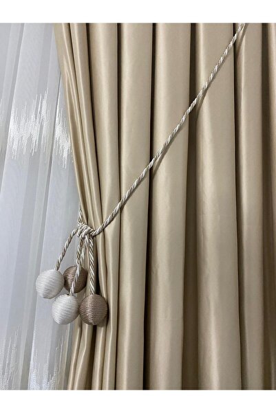 Beyazıt Tekstil Fon Perde Bağlama Aksesuarı Top Braçol