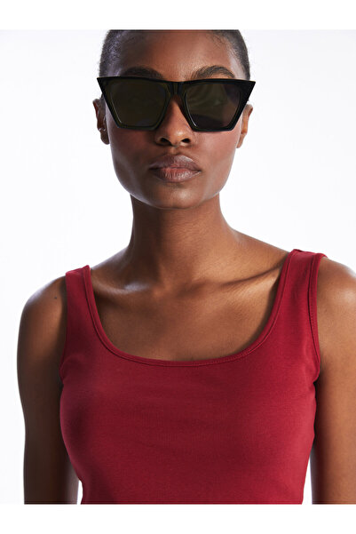 LC Waikiki Damski podkoszulek bez rękawów z dekoltem w kształcie litery U