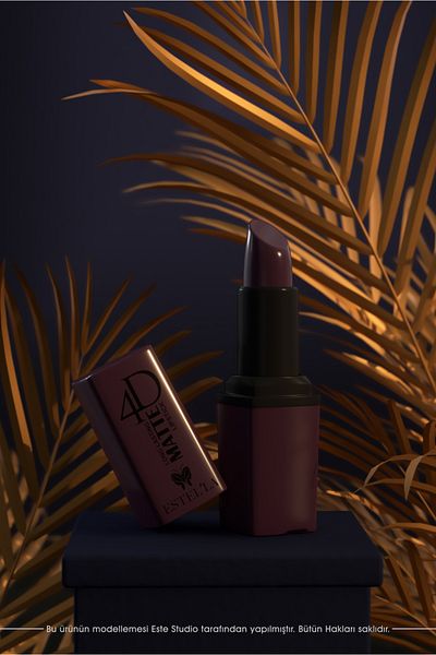 Estella All-Day Lasting Lipstick with Passionate Colors: Estella 4D Matte Will Be Your Favorite!