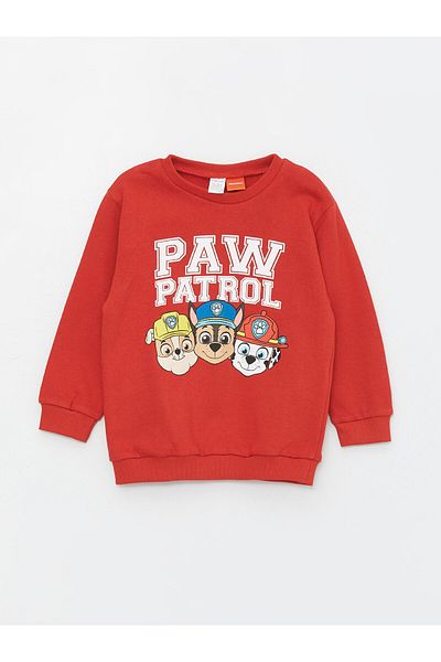 LC Waikiki Crew Neck Paw Patrol Printed Baby Boy Sweatshirt and Sweatpants 2-Piece