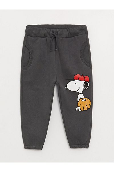 LC Waikiki Snoopy Printed Baby Boy Jogger Sweatpants with Elastic Waist