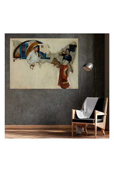 HDART Soyut Modern İllüstrasyon Çingene Kanvas Tablo Tablosu Dekoratif Duvar ...