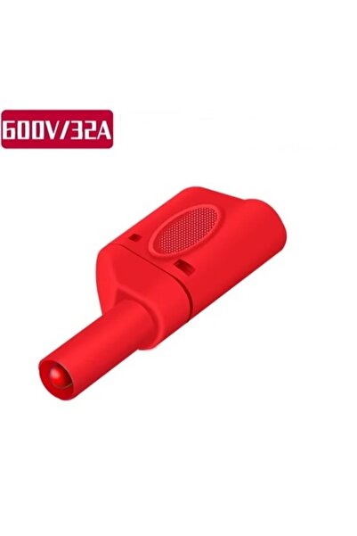 Maroces MR-238E 4MM KORUMALI TİP BANAN JAK FİŞ KIRMIZI
