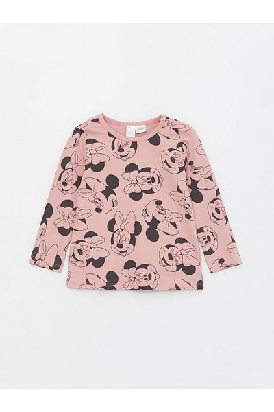 LC Waikiki Піжама для дівчинки з принтом Minnie Mouse з горловиною з принтом для дівчинки