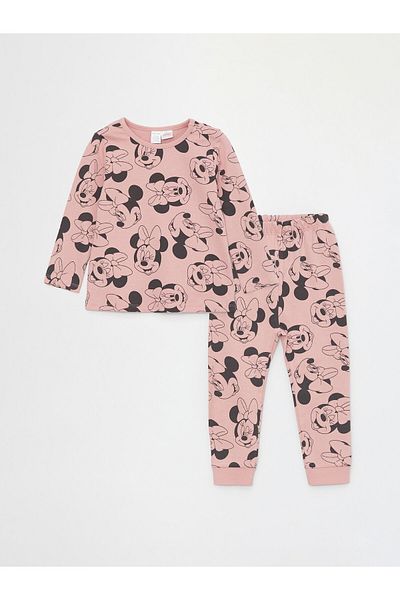 LC Waikiki Піжама для дівчинки з принтом Minnie Mouse з горловиною з принтом для дівчинки