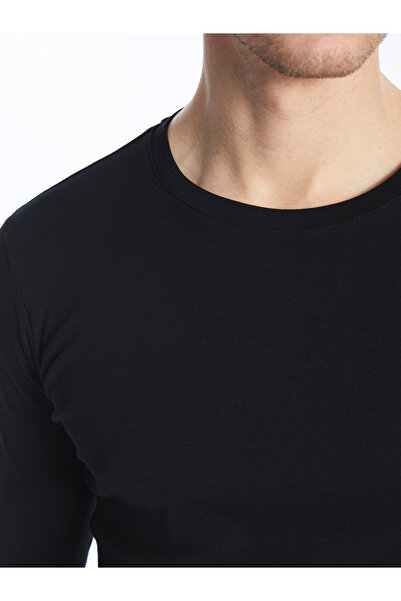 LC Waikiki Ανδρικό μακρυμάνικο μπλουζάκι με λαιμόκοψη