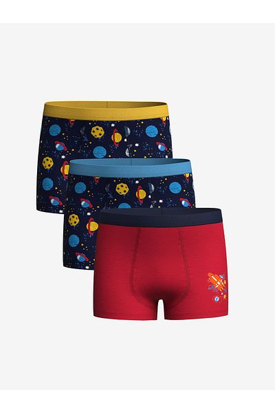 LC Waikiki 3 db-os nyomtatott boxerkészlet fiúknak