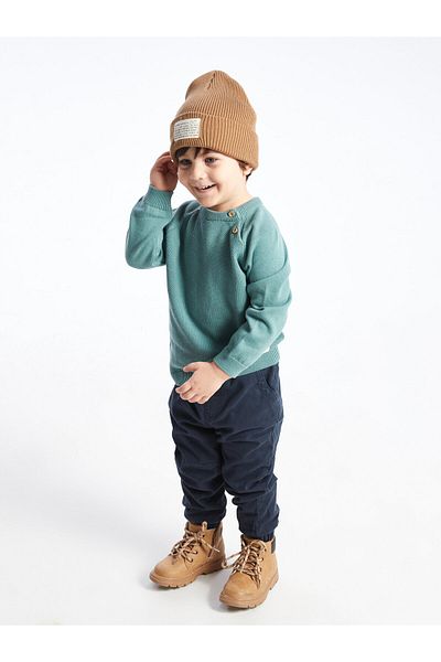 LC Waikiki Basic Jogger Pants for Baby Boy - Elastic Waist