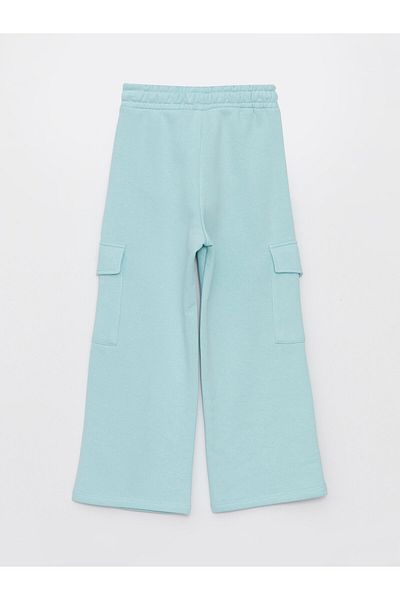 LC Waikiki Dívčí cargo tepláky Basic s elastickým pasem