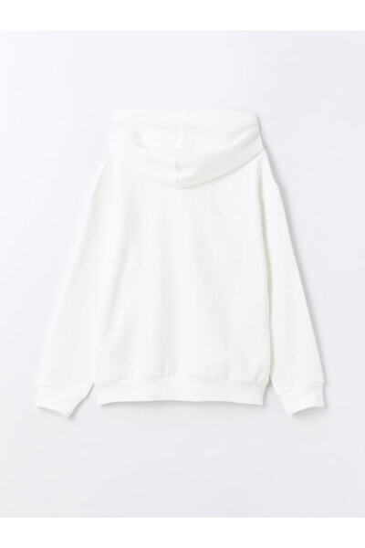 LC Waikiki Wednesday Printed Long Sleeve Girl's Hoodie