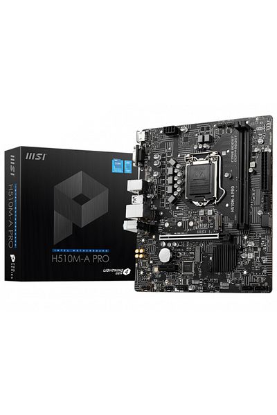 MSI H510m-a Pro Intel H510 Socket 1200 Ddr4 3200mhz Matx Gaming (gamer) Motherboard