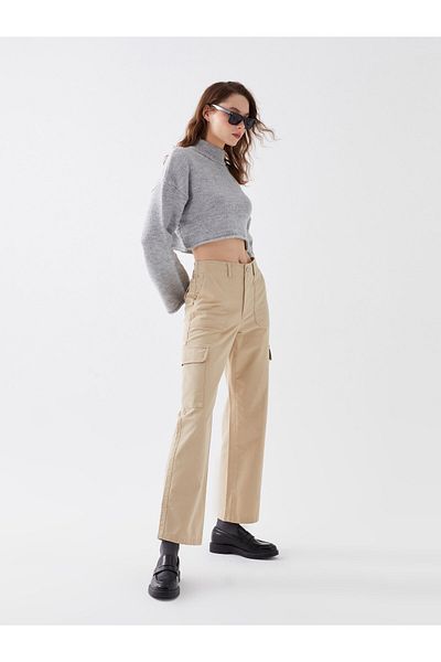 LC Waikiki Slim Fit dámské cargo kalhoty