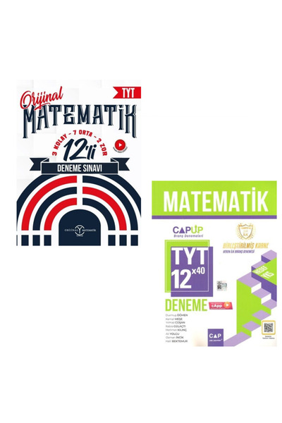 Orjinal Yaynları Orijinal Yayınları TYT Matematik 12 li Deneme Sınavı ve Çap ...