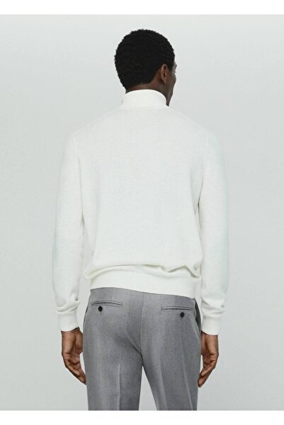 MANGO Man %100 kaşmir balıkçı yaka kazak