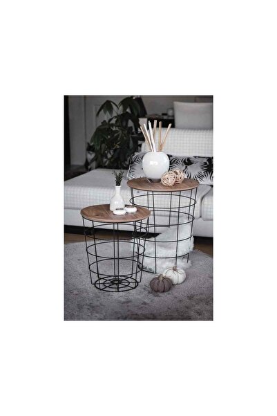 Weblonya Sepet Sehpa 2li Zigon Orta Sehpa 5075