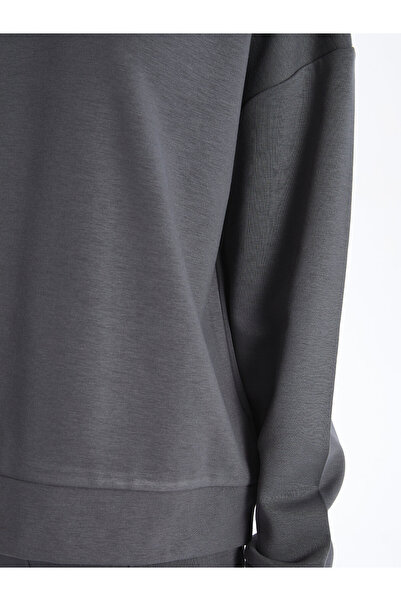 LC Waikiki Dámská mikina s dlouhým rukávem a výstřihem