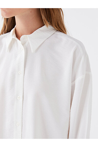 LC Waikiki Plain Long Sleeve Oversize Women's Shirt Tunic