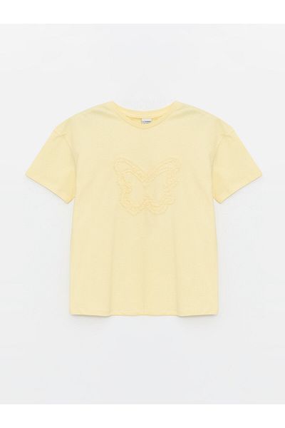 LC Waikiki Crew Neck Girl's T-Shirt and Skirt
