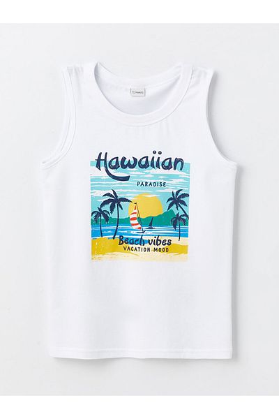 LC Waikiki Boys' Crew Neck Tank Top and Swim Shorts