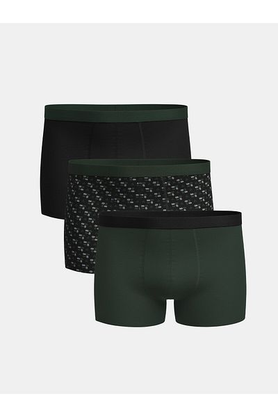 LC Waikiki Pánský boxer ze standardních forem z flexibilní tkaniny 3dílný